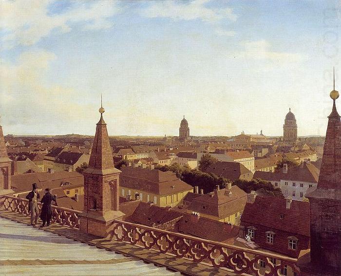 Panorama of Berlin,, Eduard Gaertner